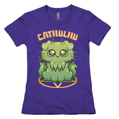 Cathulhu Women's Cotton Tee